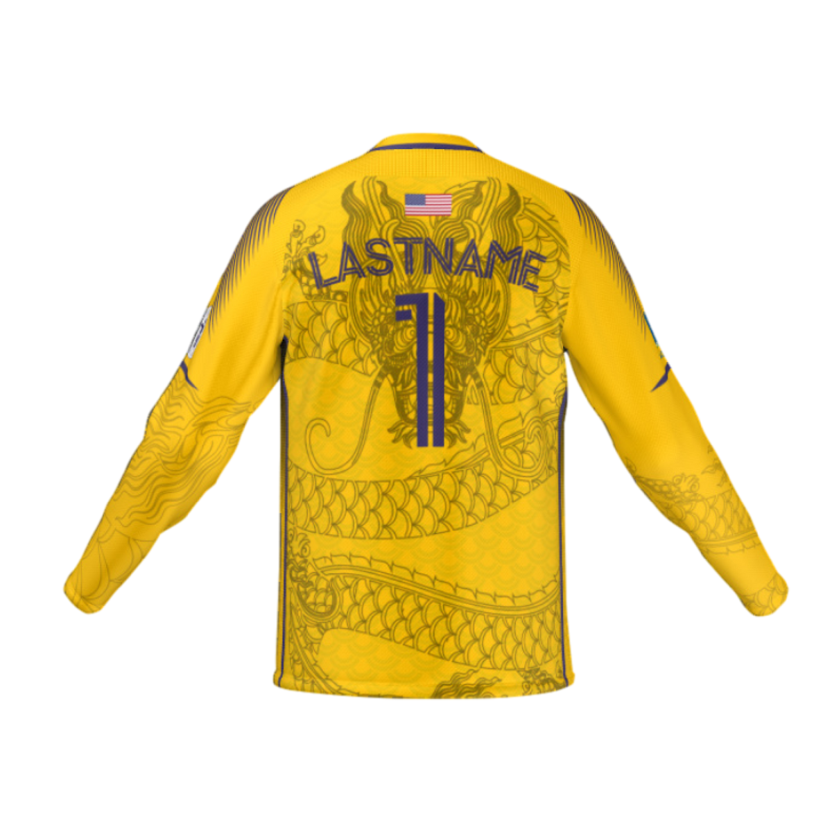 Teamatical Youth Custom GK Jersey Jackson SC - Gold