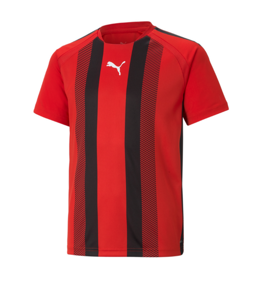 (PUMA-704927-01) Puma TeamLiga 25 Youth Stripe Jersey - Red