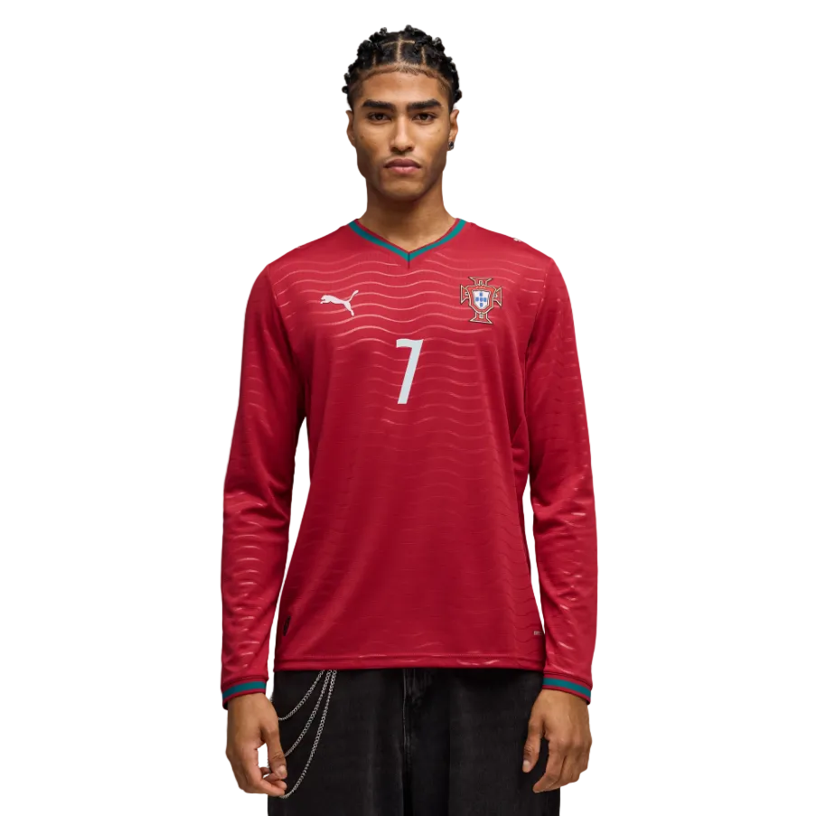 Puma Portugal 2026 Ronaldo Long Sleeve Home Jersey