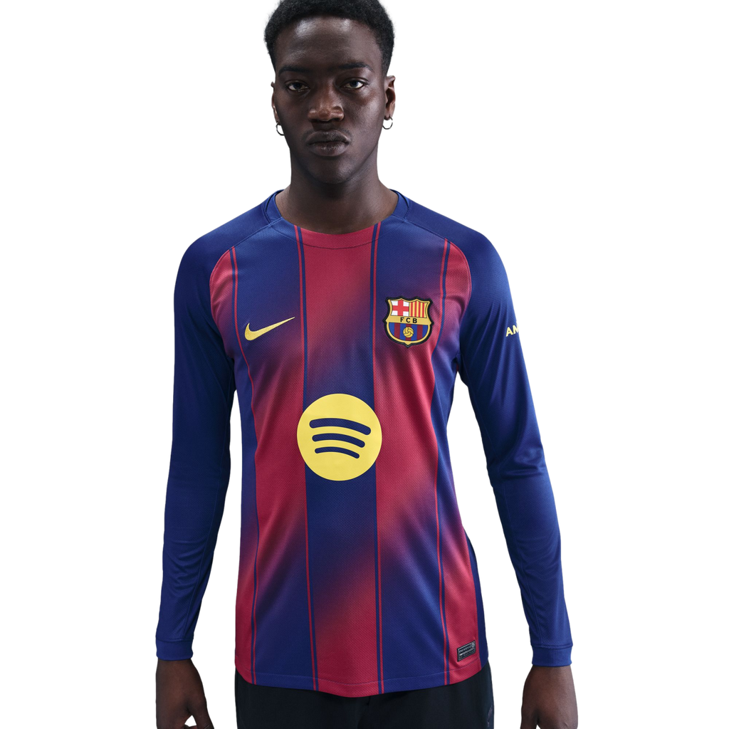 Nike Barcelona 25/26 Long Sleeve Home Jersey