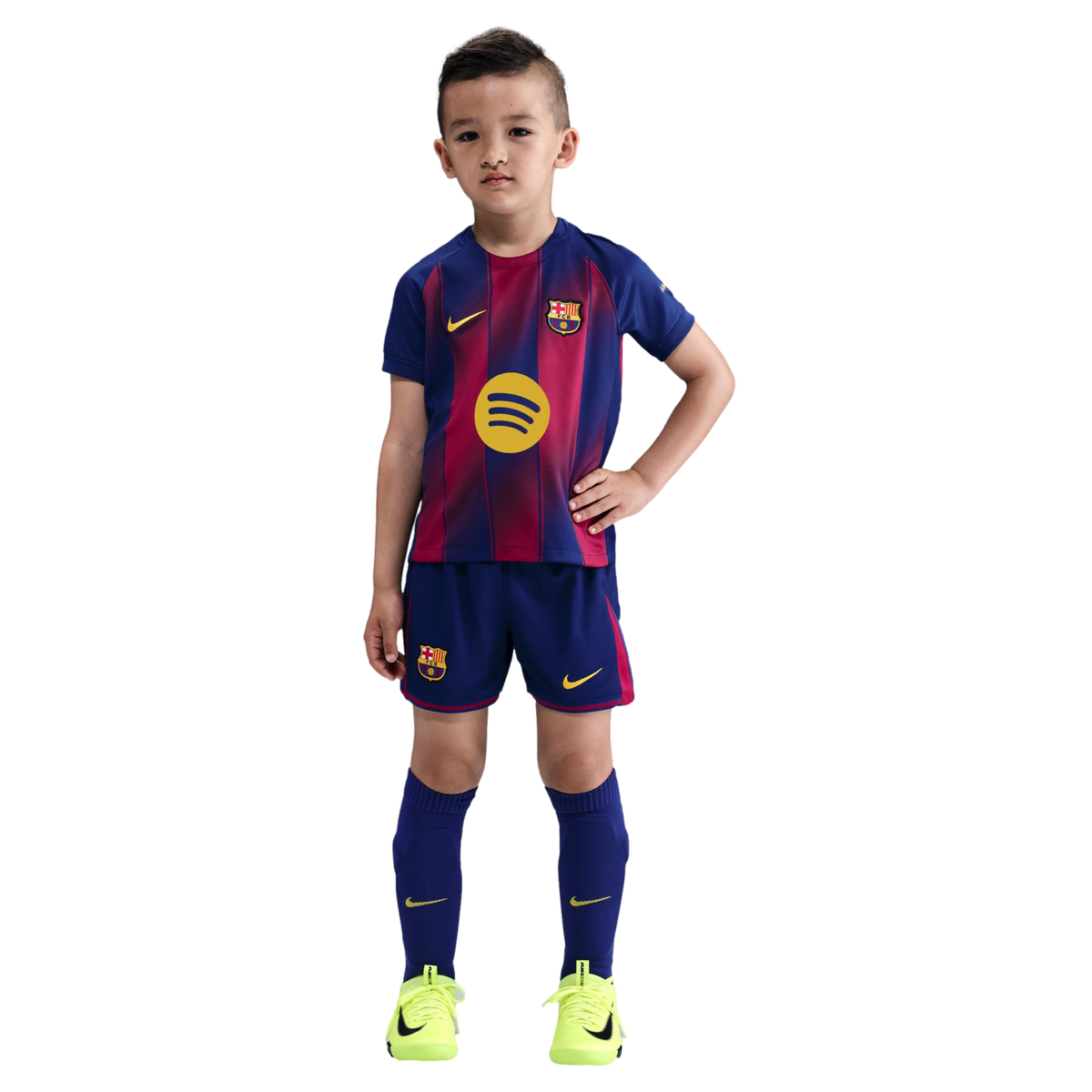 Nike Barcelona 25/26 Little Kids Home Mini Kit