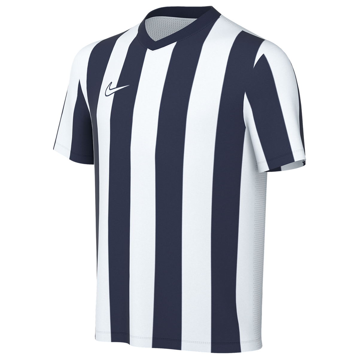 Nike Youth Dri-FIT Striped Division V Jersey - White/Navy