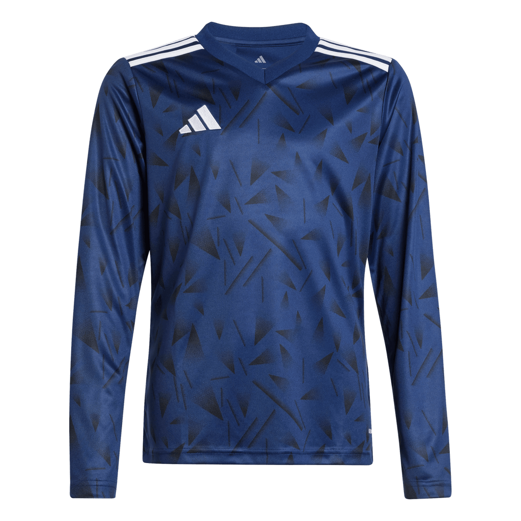 adidas Youth Team Icon 25 Long Sleeve Jersey - Navy Blue