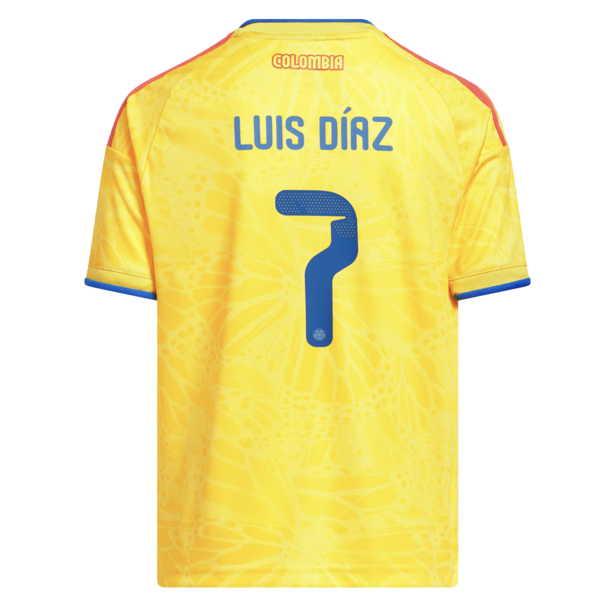 Adidas Colombia 2026 Luis Diaz #7 Youth Home Jersey