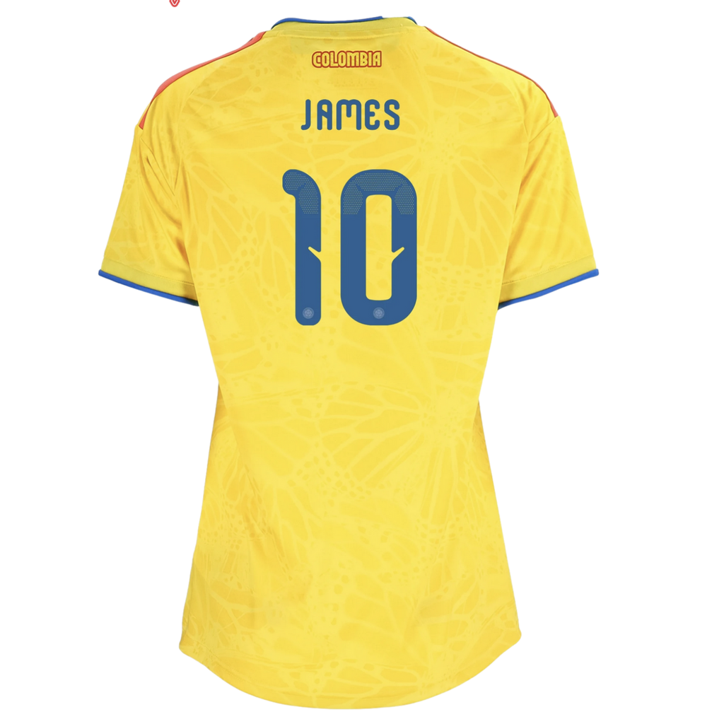 Adidas Colombia 2026 James #10 Womens Home Jersey